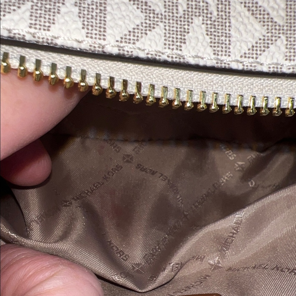 Michael Kors Gray and Brown Crossbody Bag - Picture 12 of 13